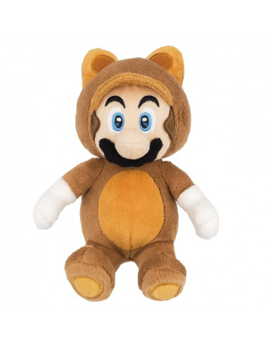 Peluche Super Mario Tanooki Mario 22 cm