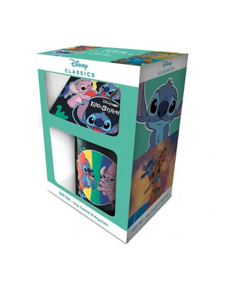 Lilo&Stitch - Coffret (Mug, porte-clés, sous-verres)