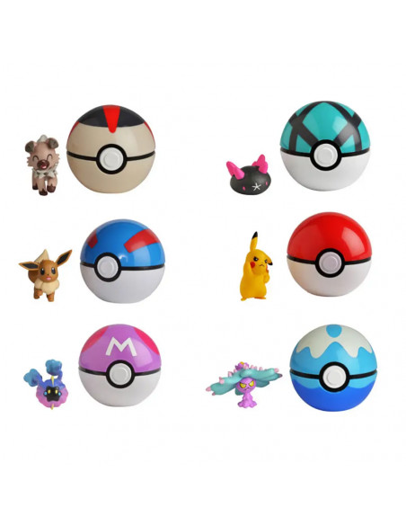 Pokémon - Clip N Go Assortiment figurine (1pcs aléatoire)