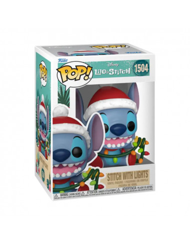 Funko Pop 1504 Disney - Stitch avec guirlande