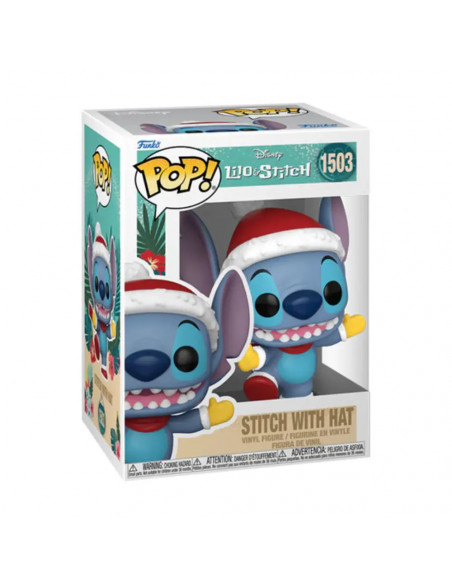 Funko Pop 1503 Disney - Stitch avec bonnet