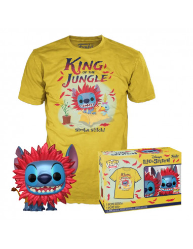 Funko Pop! & T-Shirt - Stitch en Simba