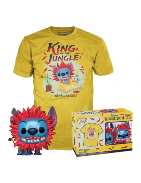 Funko Pop! & T-Shirt - Stitch en Simba