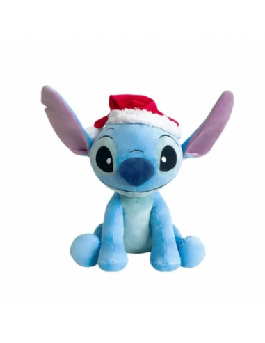 Peluche Stitch avec Bonne de Noël (50cm)