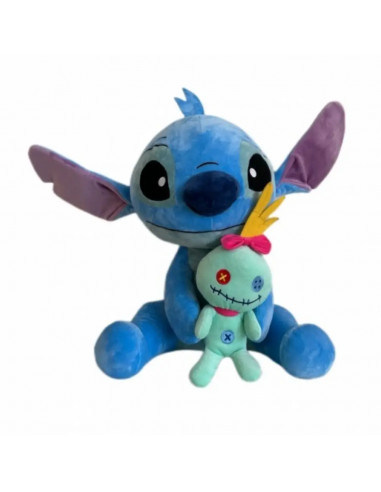 Peluche Stitch avec Scrump (50cm)