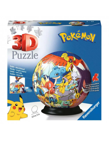 Puzzle rond 3D - Pokémon