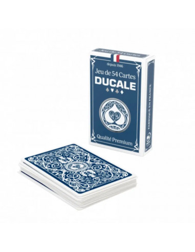 Ducale - Jeu de 54 cartes - Poker/Bridge Qualité Premium