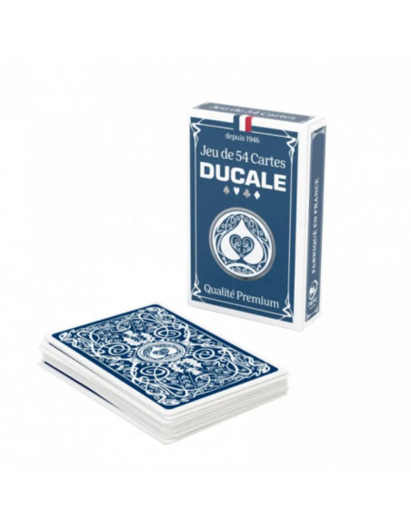 Ducale - Jeu de 54 cartes - Poker/Bridge Qualité Premium