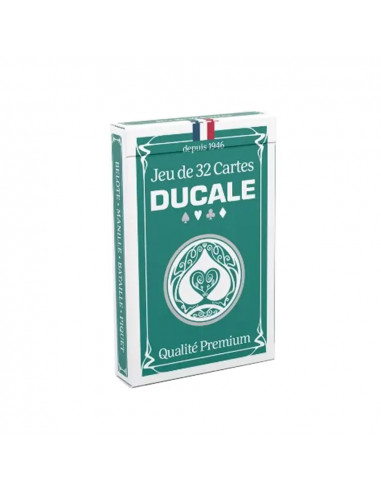 Ducale - Jeu de 32 cartes - Belote Qualité Premium