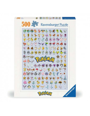 Puzzle Pokémon 500 pièces - Pokédex première génération