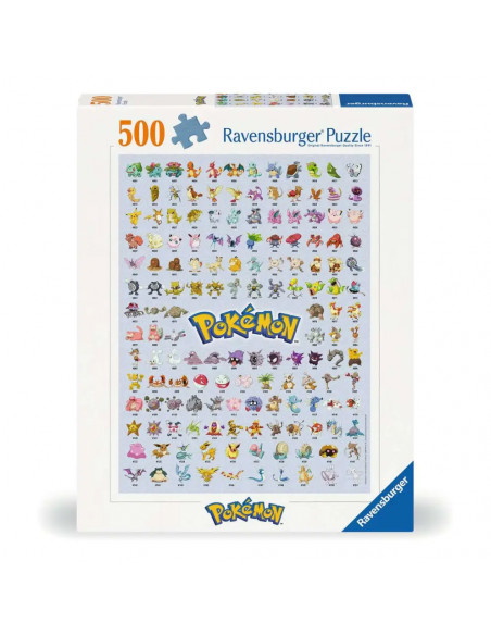 Puzzle Pokémon 500 pièces - Pokédex première génération