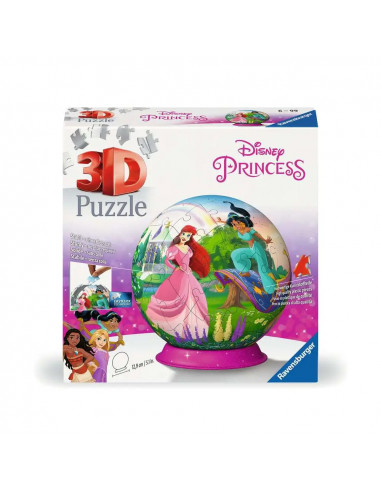 Puzzle rond 3D - Disney Princesses