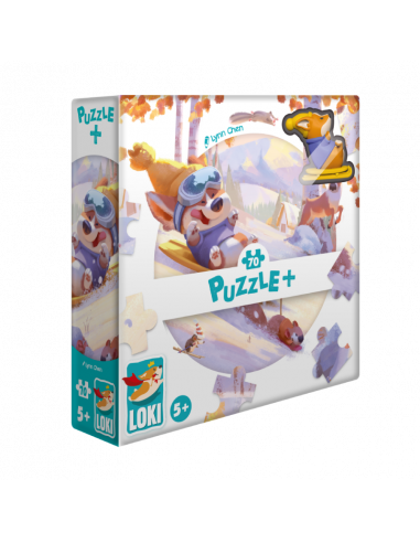 Puzzle + - Loki fait de la Luge