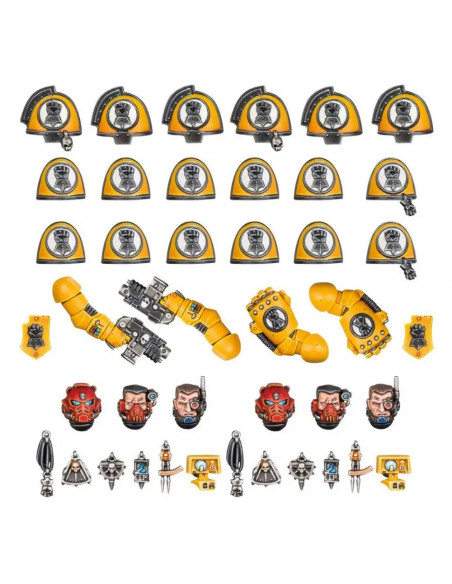 Warhammer 40000 : Imperial Fists - Améliorations et Décalcomanies Primaris