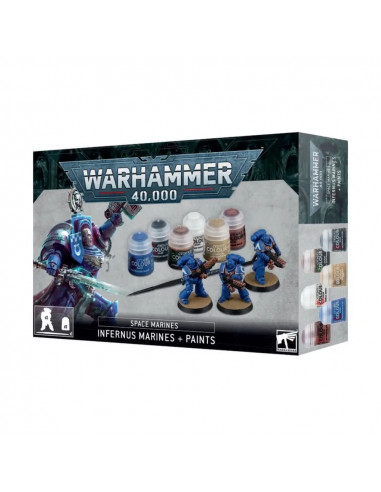 BSF - Warhammer 40000 : Peinture - Infernus Marines + Paint Set