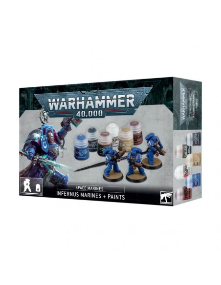 BSF - Warhammer 40000 : Peinture - Infernus Marines + Paint Set