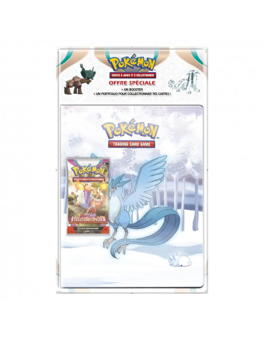 Pokémon : Portfolio Artikodin Forêt Enneigée + 1 Booster - 180 cartes