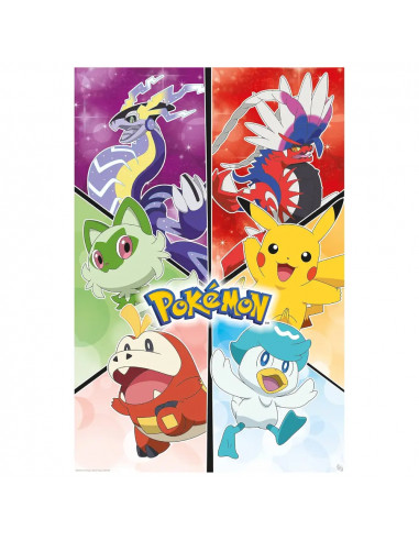 Pokémon - Poster Maxi Écarlate et Violet (91,5x61)