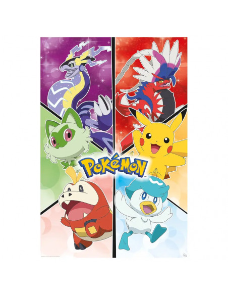 Pokémon - Poster Maxi Écarlate et Violet (91,5x61)