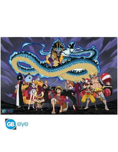 One Piece - Poster Maxi L'équipage contre Kaido (91,5x61cm)