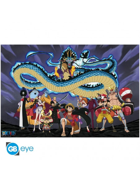 One Piece - Poster Maxi L'équipage contre Kaido (91,5x61cm)