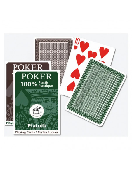 Cartes plastique Economy - Poker Texas Hold'em