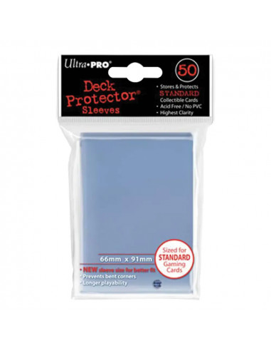 Ultra PRO : 50 sleeves Standard Transparent