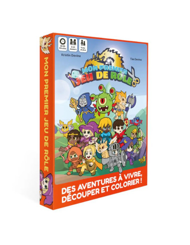 Mon Premier Jeu de Rôle - Une Aventure à Colorier - Coffret Intégral