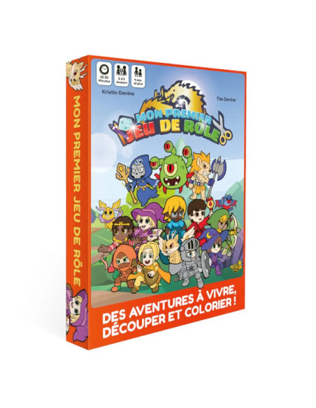 Mon Premier Jeu de Rôle - Une Aventure à Colorier - Coffret Intégral