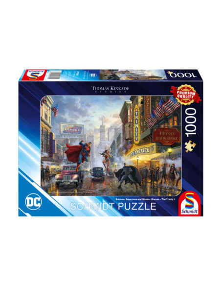 Puzzle 1000 pièces - DC Comics - Batman, Superman & Wonder Woman