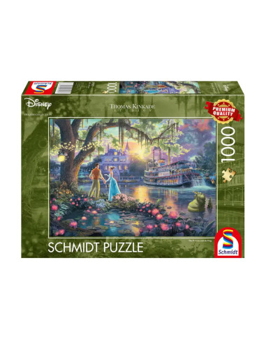 Puzzle 1000 pièces - Disney - La Princesse et la Grenouille