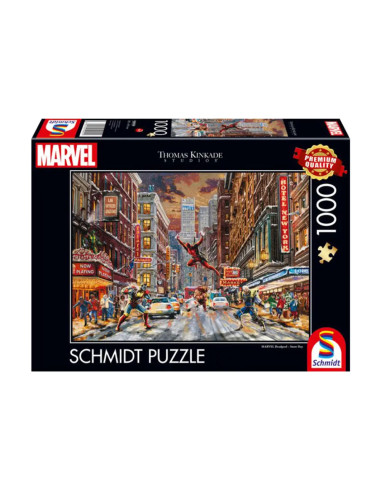 Puzzle 1000 pièces - Marvel Deadpool : Journée enneigée