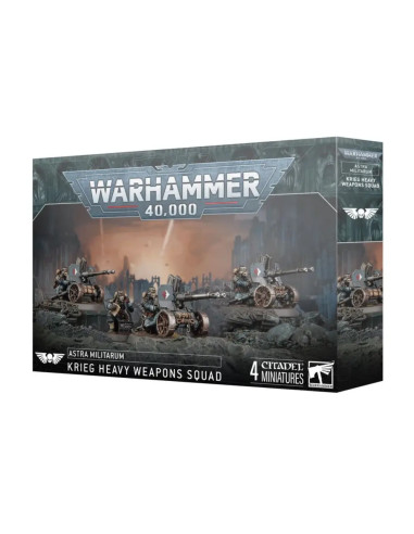 Warhammer 40000 - Astra Militarum : Escouade d'Armes Lourdes de Krieg