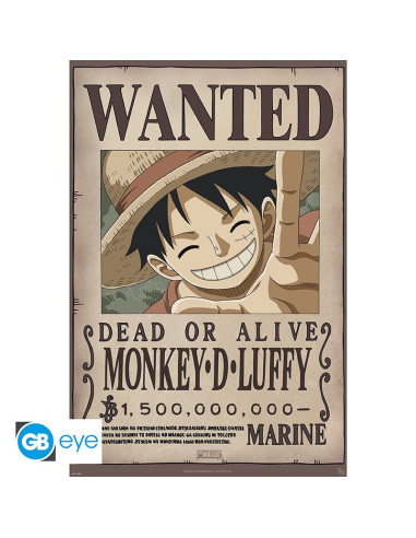 One Piece - Wanted Luffy (91,5x61cm)