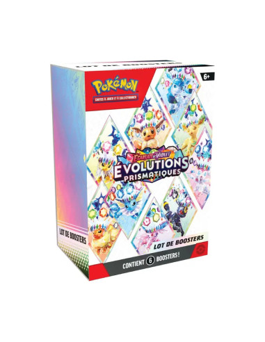 Pokémon EV8.5 - Evolutions Prismatiques : Bundle de 6 Boosters