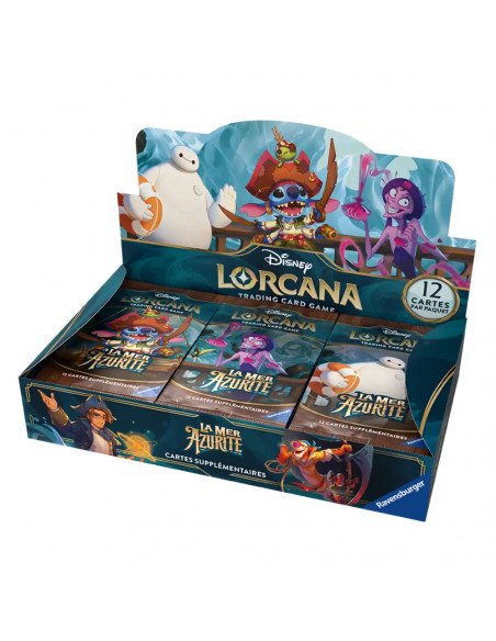 Disney Lorcana - La Mer Azurite (Set 6) - Boite de 24 Boosters FR