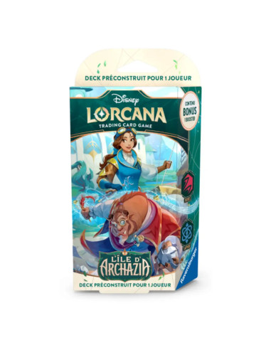 Disney Lorcana - L'Île d'Archazia (Set 7) - Deck de Démarrage Rubis et Saphir