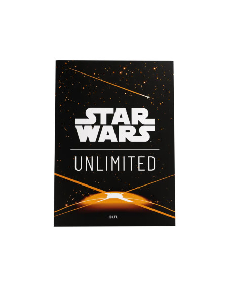 Gamegenic - Star Wars Unlimited - Art Sleevess : Card Back Orange