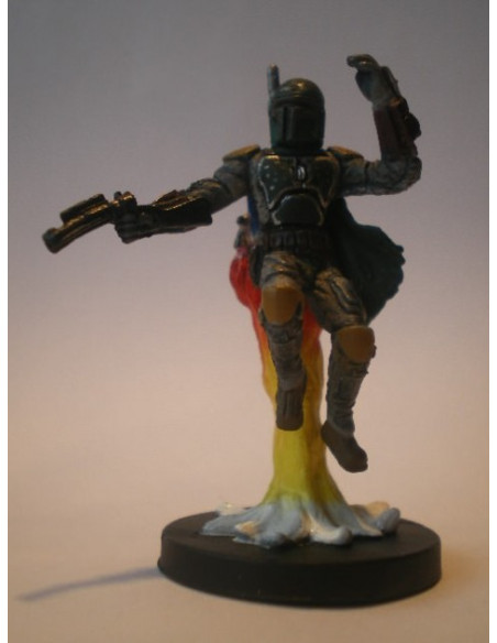 42/60 Boba Fett REBEL STORM very rare - Star Wars Mini/Rebel Storm