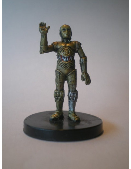 02/60 C-3PO REBEL STORM rare - Star Wars Mini/Rebel Storm - Fungames