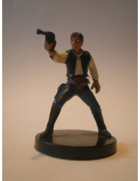 07/60 Han Solo REBEL STORM rare - Star Wars Mini/Rebel Storm