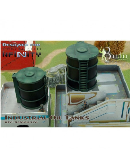 infinity industrial-oil-tanks-cuve-huile-industriel-lot-de-2- Décor/Futuriste - Fungames