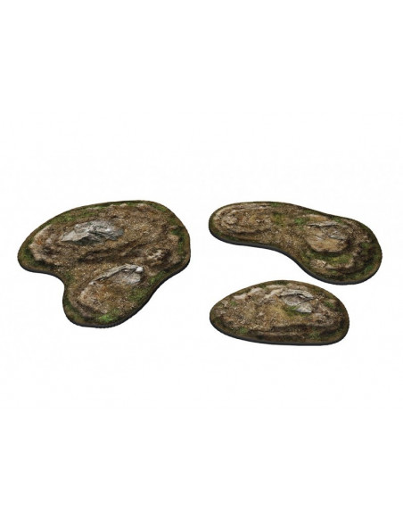 Tapis de jeu - 2D terrain - collines