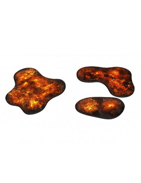 Tapis de jeu - 2D terrain -  Foret en feu