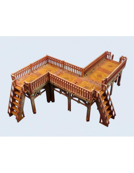 XIX Century Walkway H00011 WOLSUNG steampuck skirmich Game - Fungames